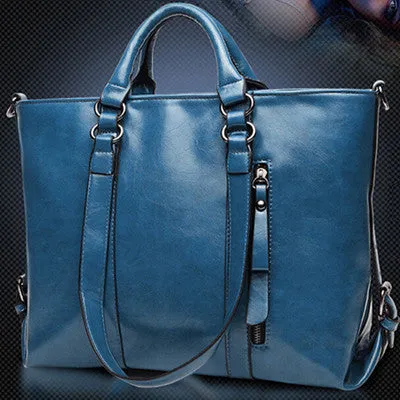 2015 New Fashion Genuine Leather bags Tote Women Leather Handbags Women Messenger Bags Shoulder Bags Hot Vintage bags popular