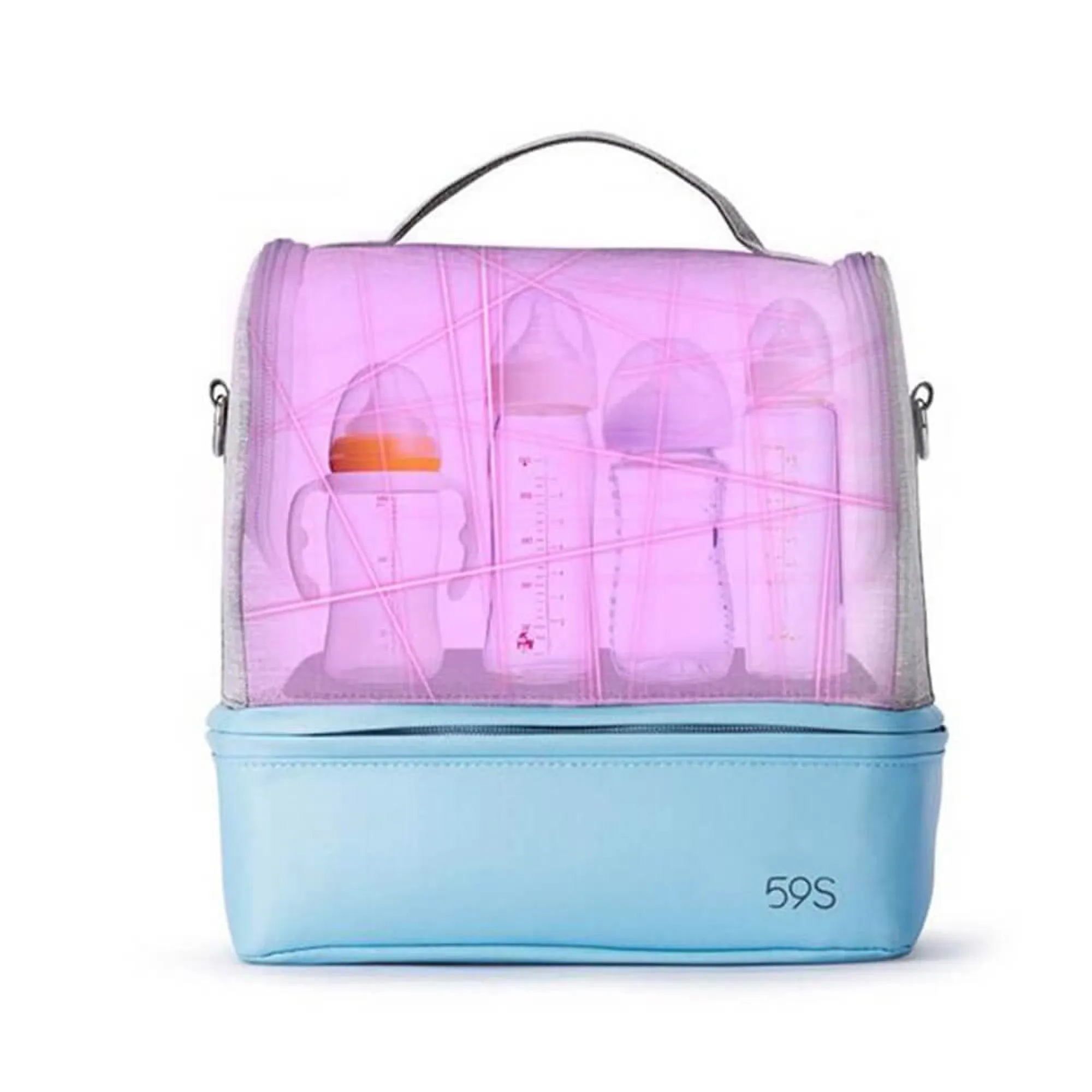 59S UV LED Sterilisation Mummy Bag - Blue