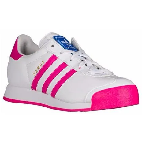 ADIDAS Originals Samoa - Girls' Preschool in White/Shock Pink/White