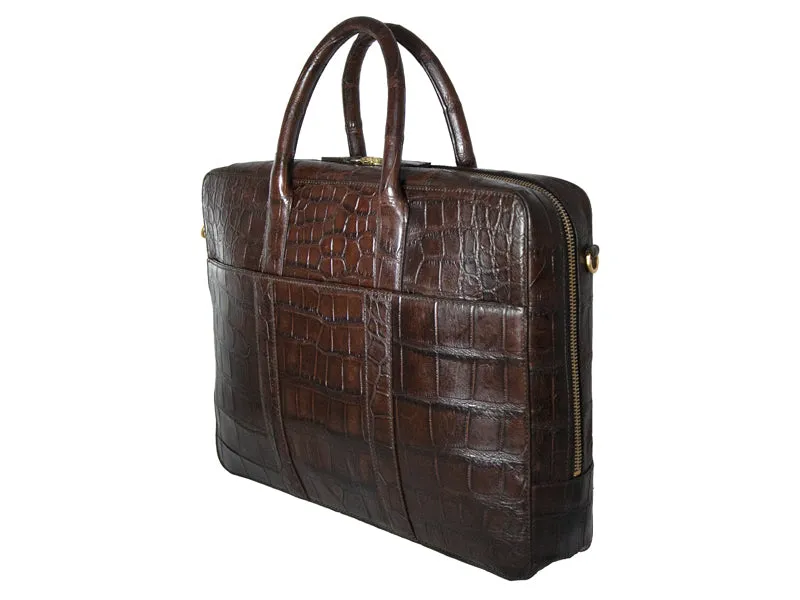 Alexander Briefcase | MAHOGANY