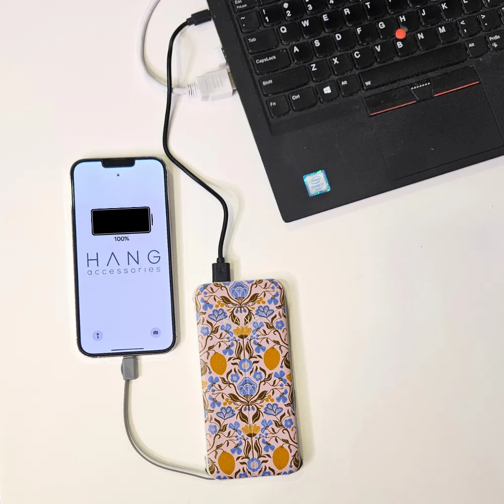 Amalfi Lemon Portable Phone Charging Bank