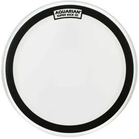 Aquarian Super Kick III Bass Drum Head w/Power Dot 16"