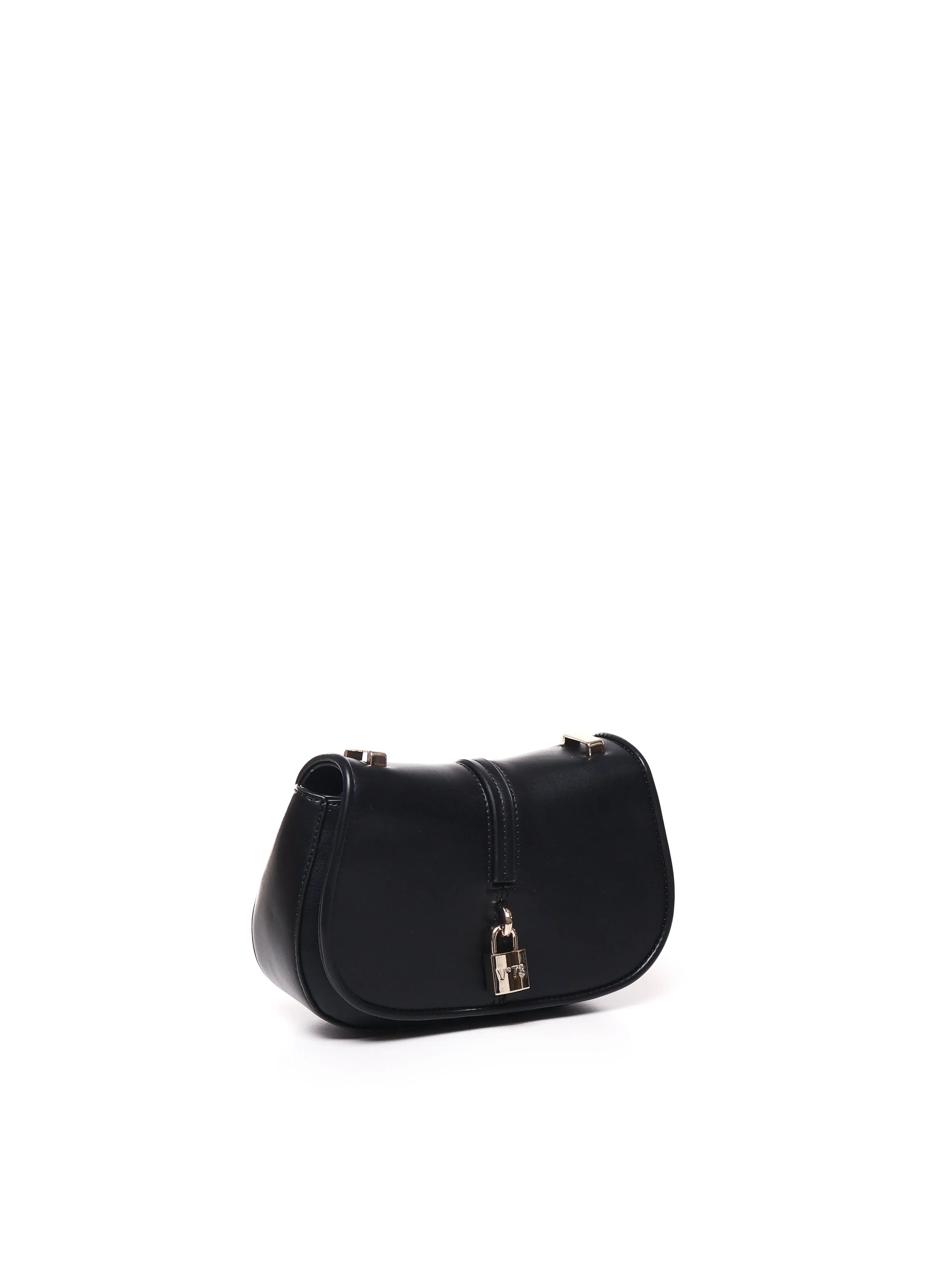 Artemisia Black Shoulder Strap Bag