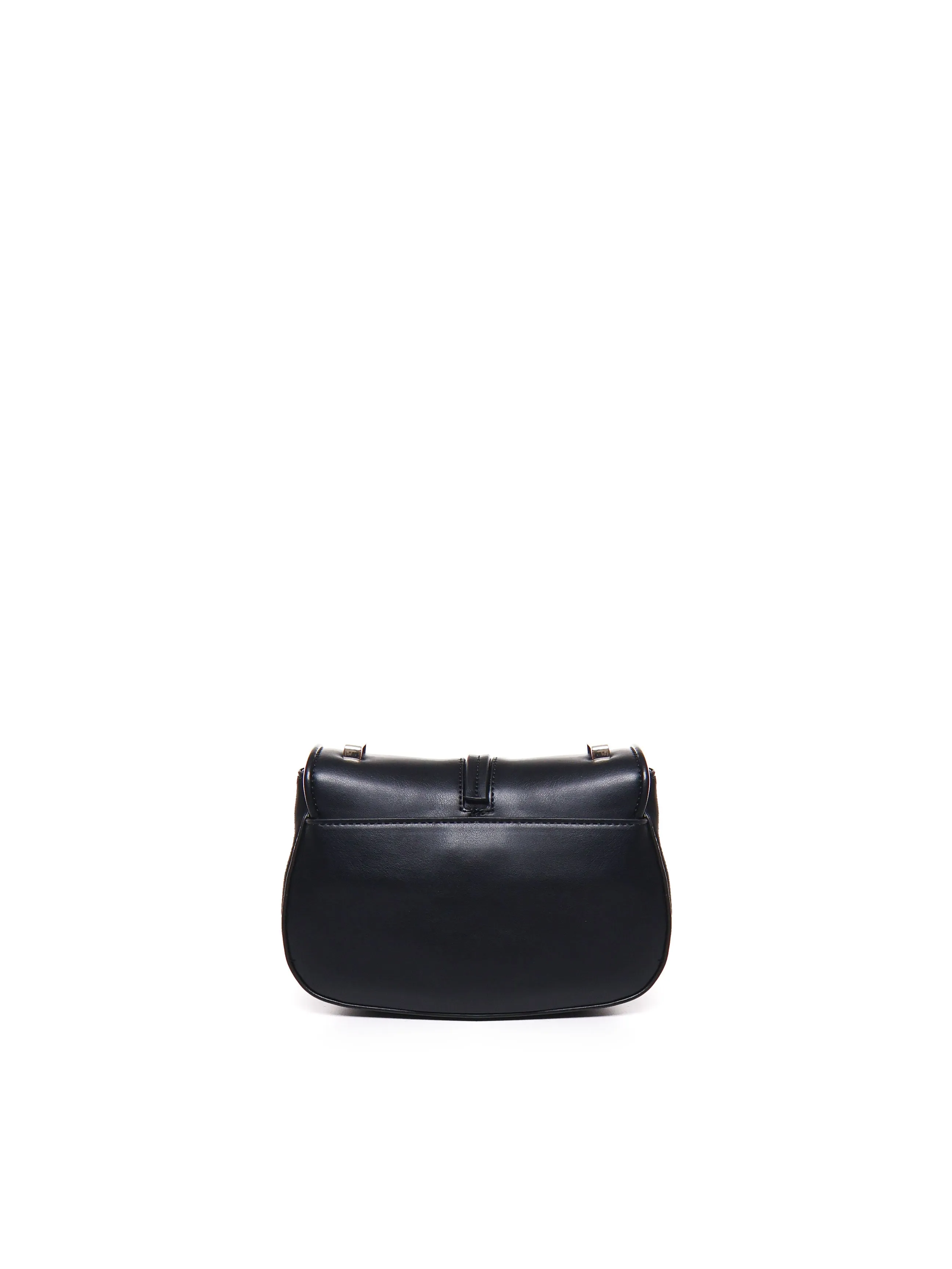 Artemisia Black Shoulder Strap Bag