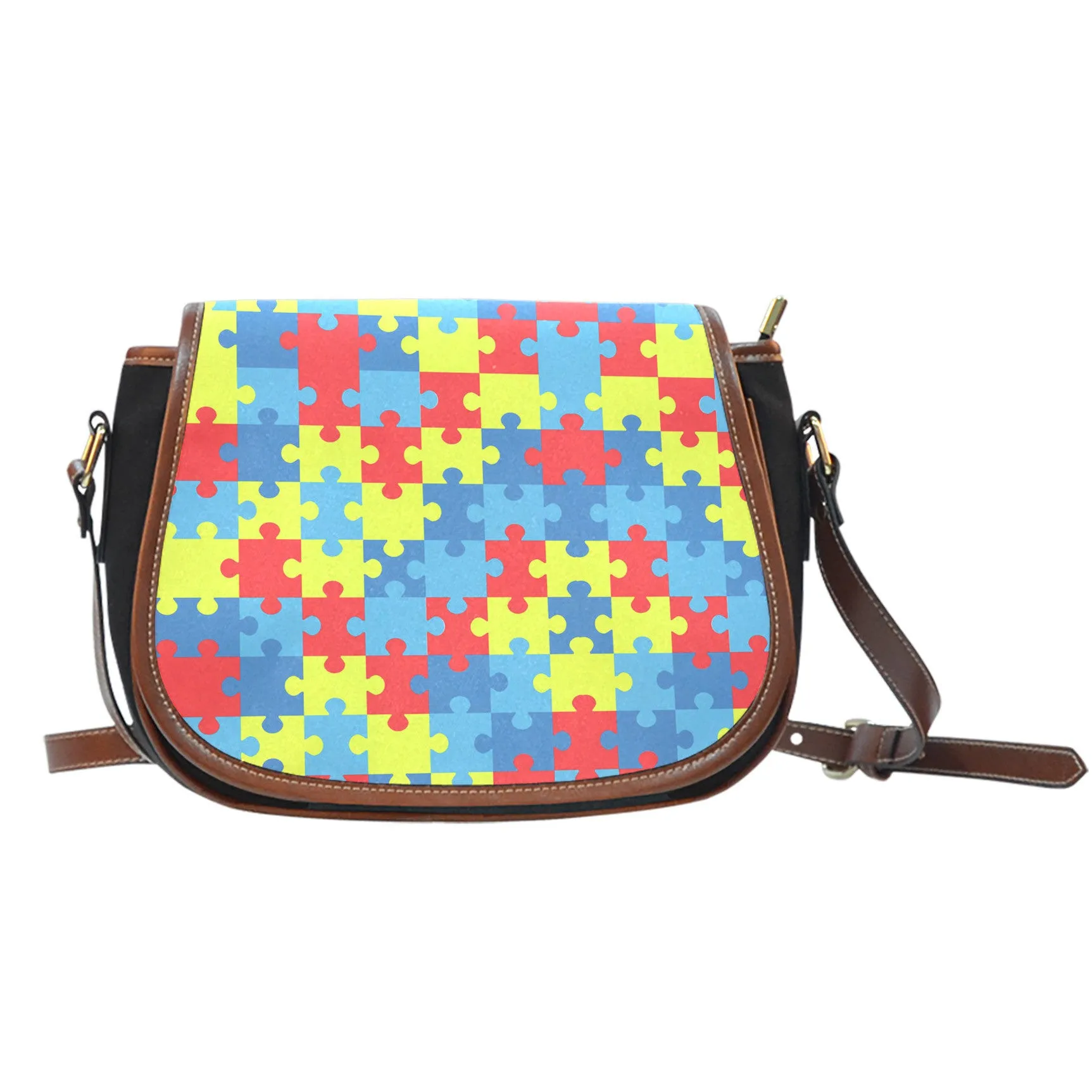 Autism Awareness Saddle Bag