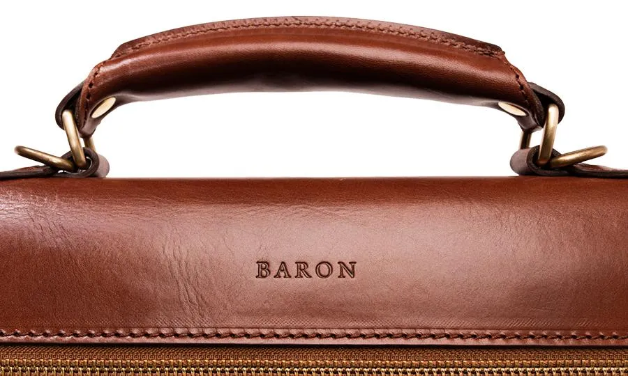 Baron Classic Leather Briefcase