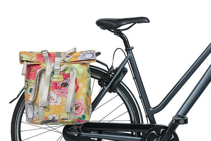 Basil Bloom Field 15-20L Bicycle Shopper Bag - Yellow