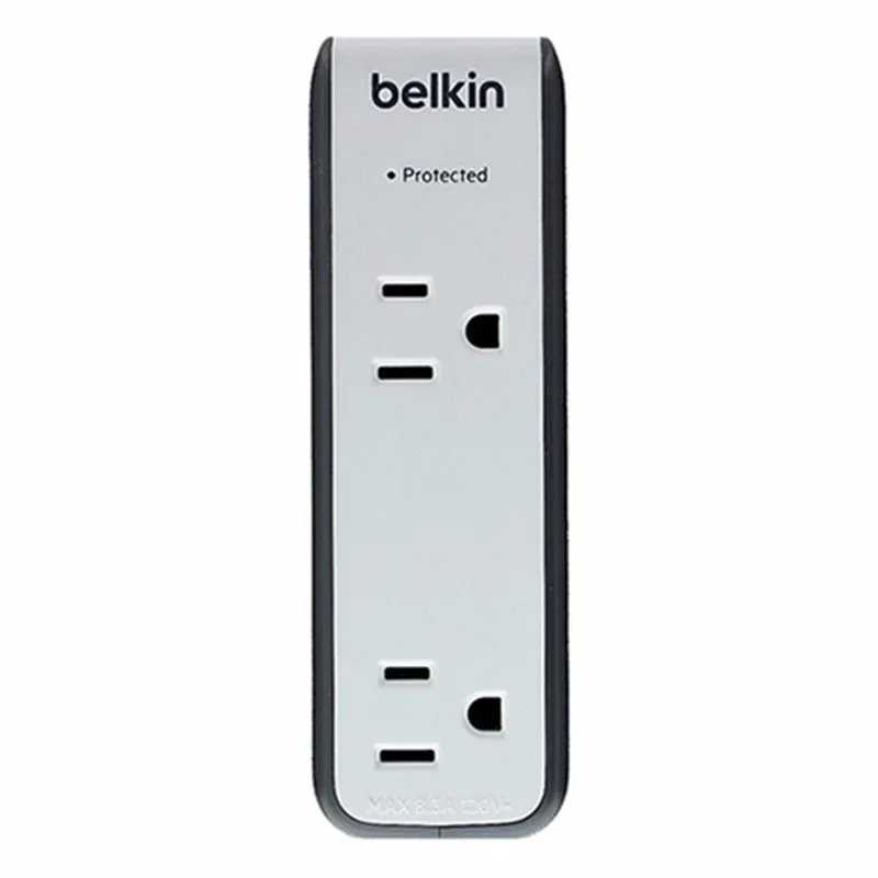 Belkin Dual-Outlet Travel Rockstar Surge Protector/Battery Pack 3000mAh 2 Amp