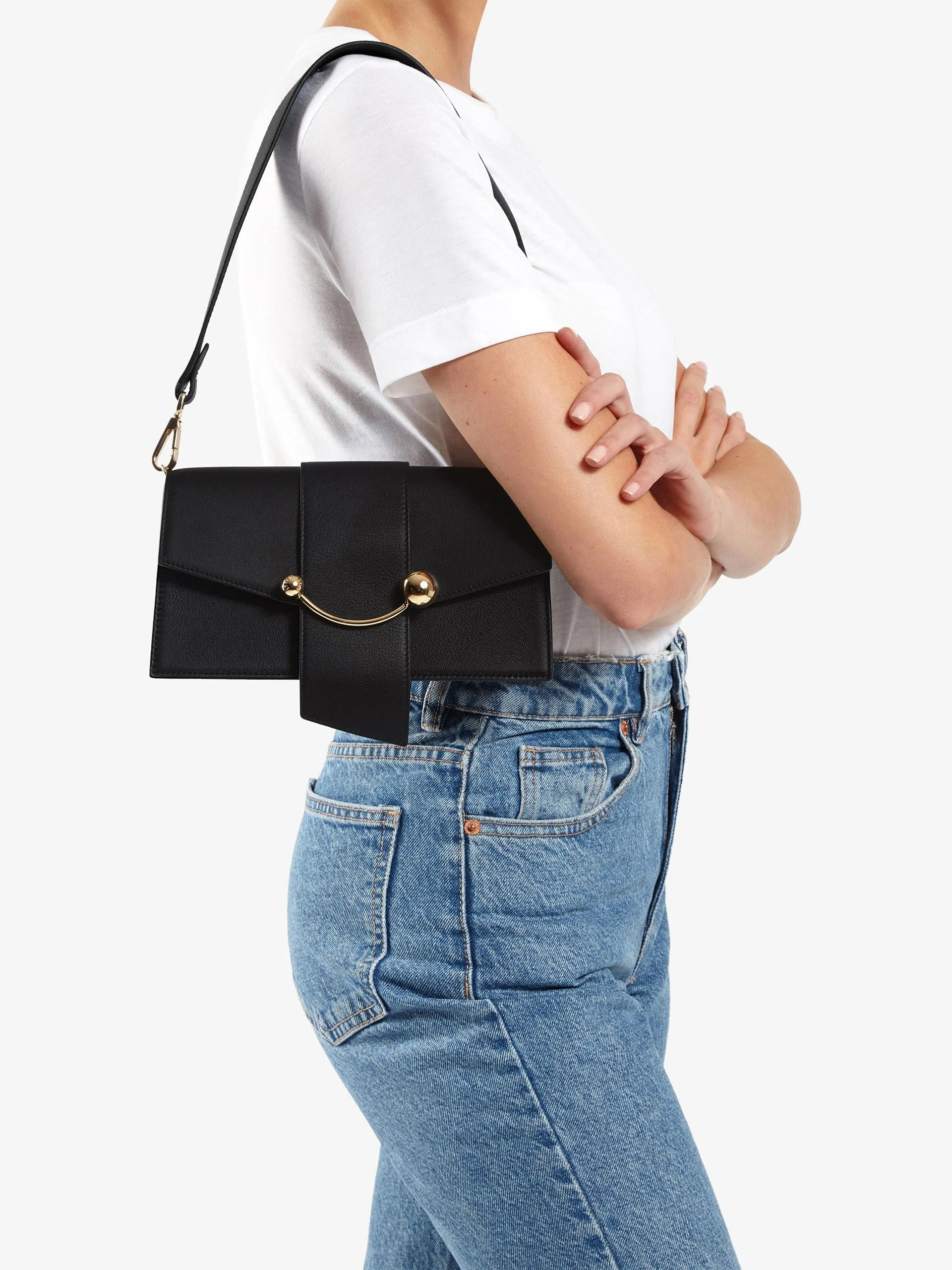 Black Mini Crescent bag