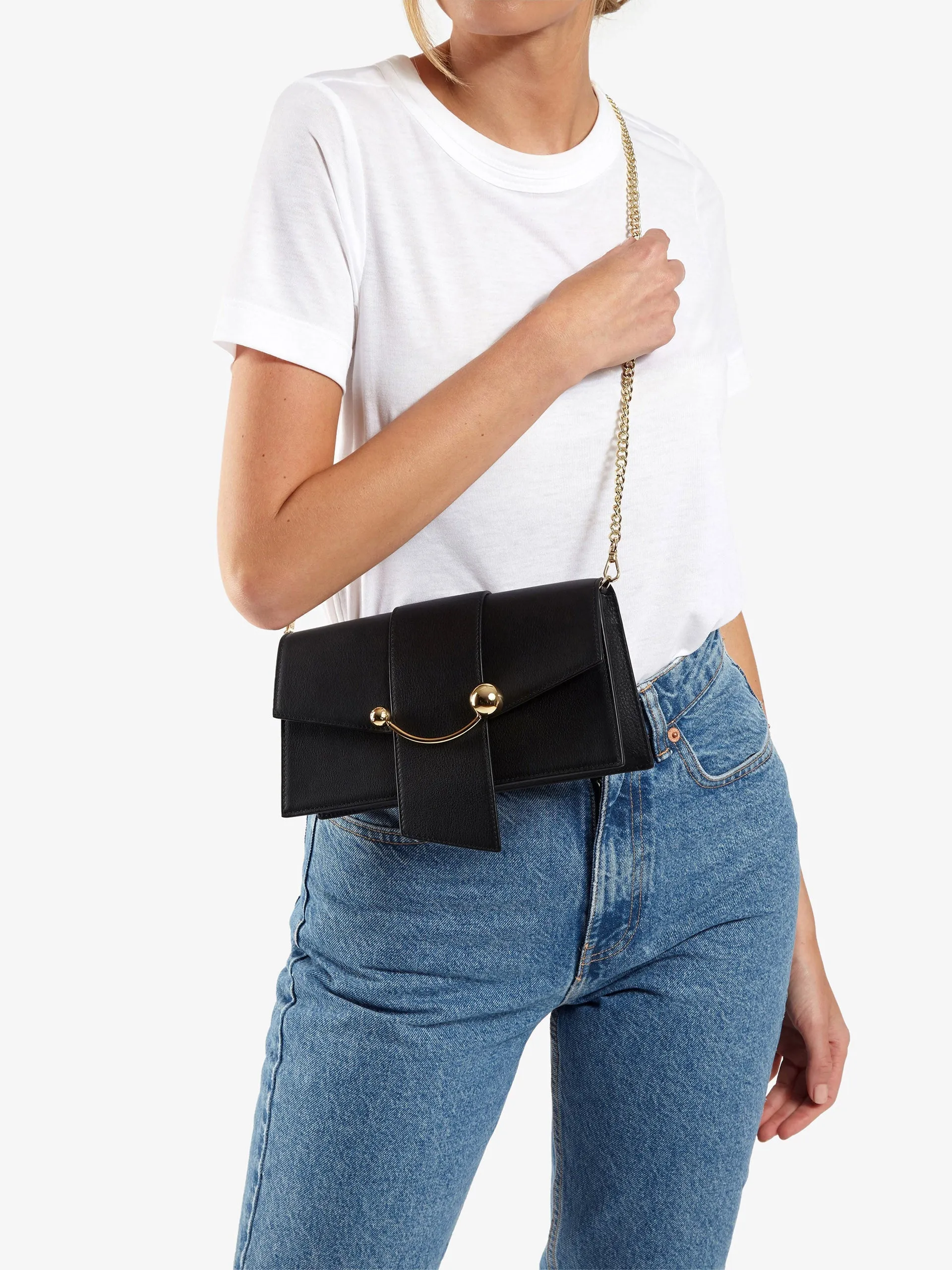 Black Mini Crescent bag