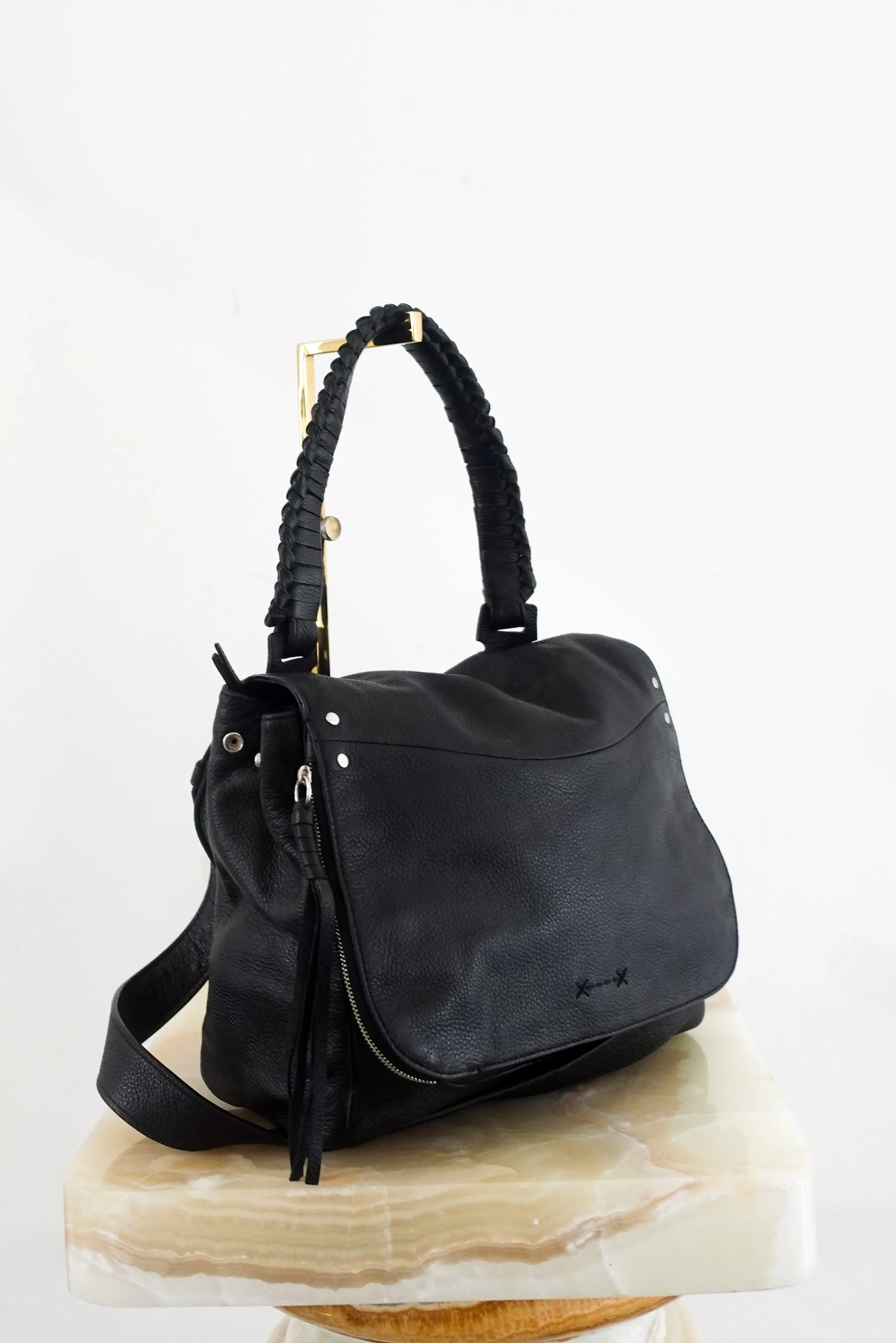 Black Trapeze Crossbody bag RRP £500