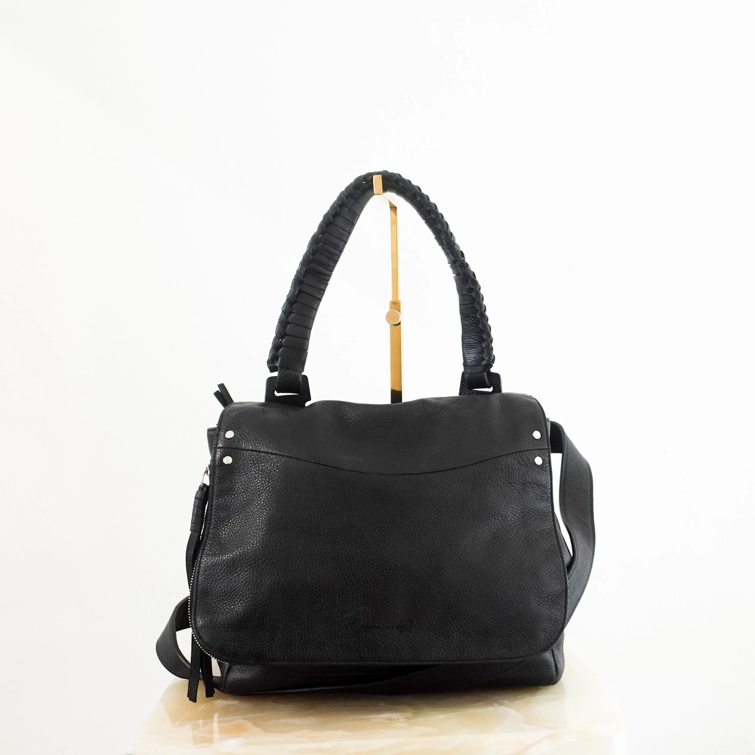 Black Trapeze Crossbody bag RRP £500