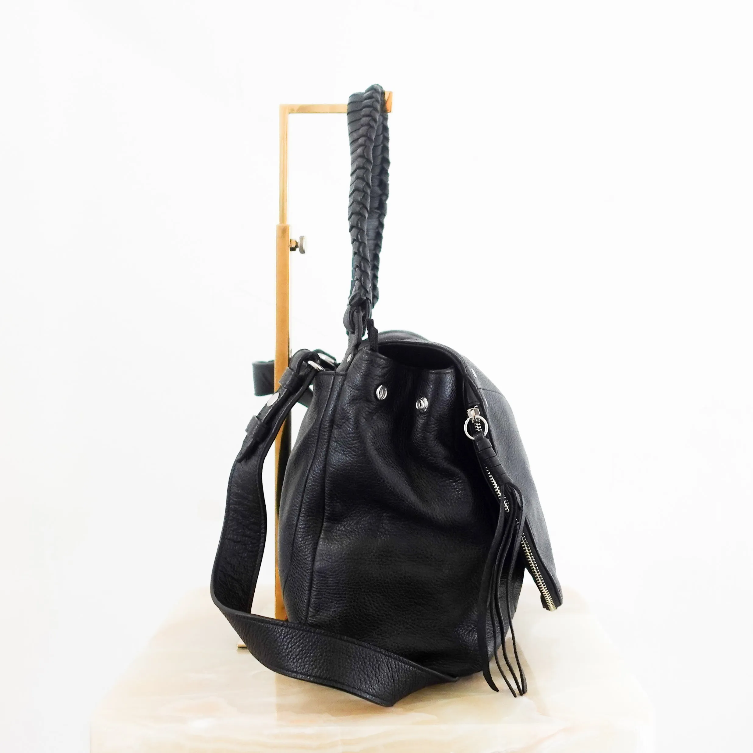 Black Trapeze Crossbody bag RRP £500