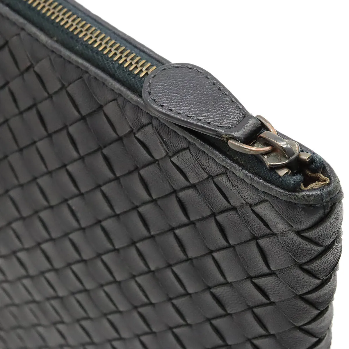 Bottega Veneta Intrecciato Leather Clutch