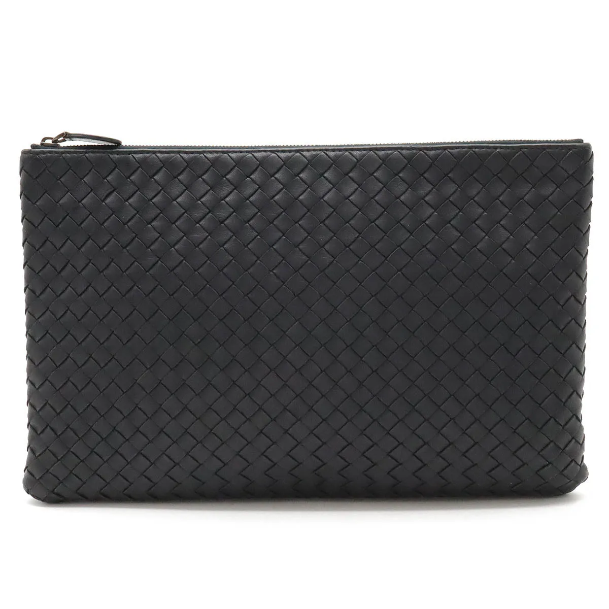 Bottega Veneta Intrecciato Leather Clutch