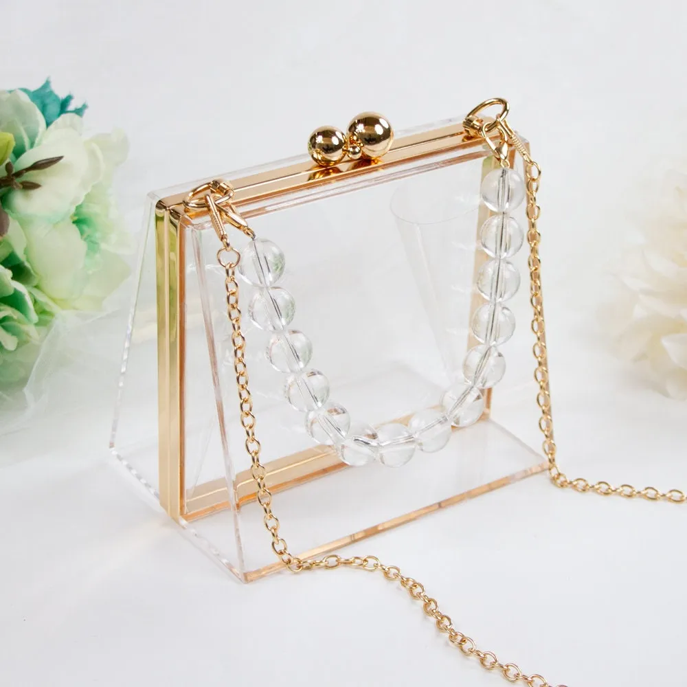 Bridal Acrylic Box Clutch