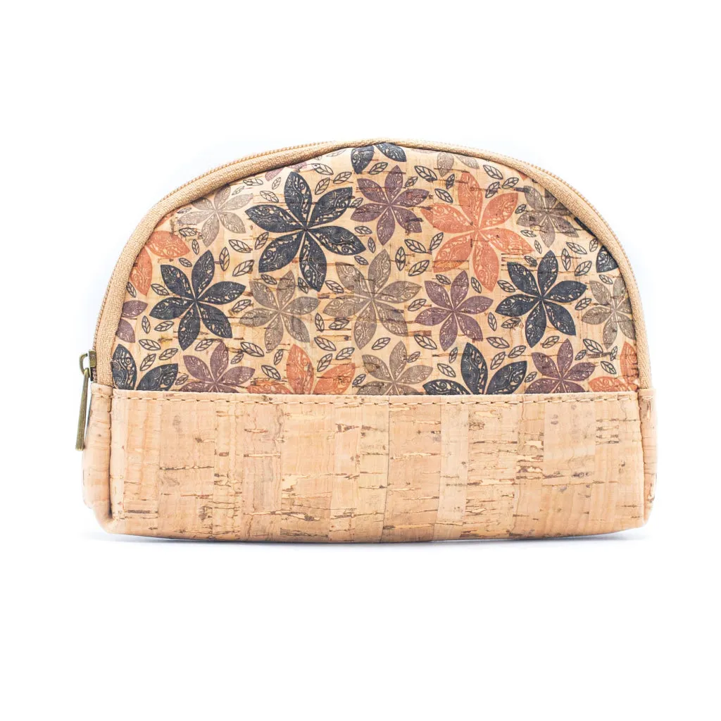 BUY 1 GET 1 FREE: （5units）cork semicircle coin purse  BAG-044