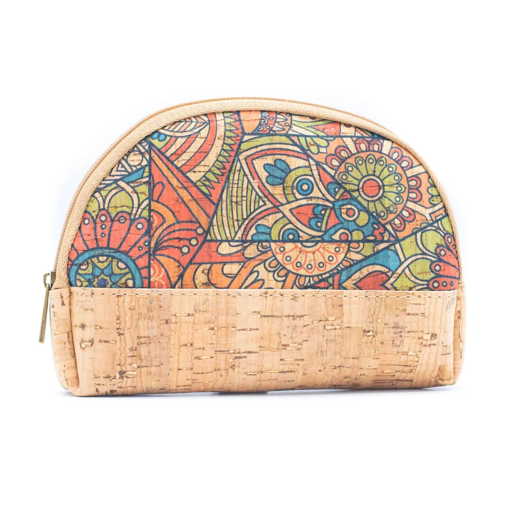 BUY 1 GET 1 FREE: （5units）cork semicircle coin purse  BAG-044