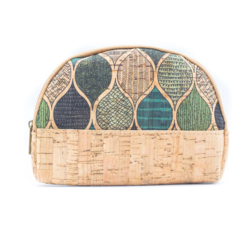 BUY 1 GET 1 FREE: （5units）cork semicircle coin purse  BAG-044