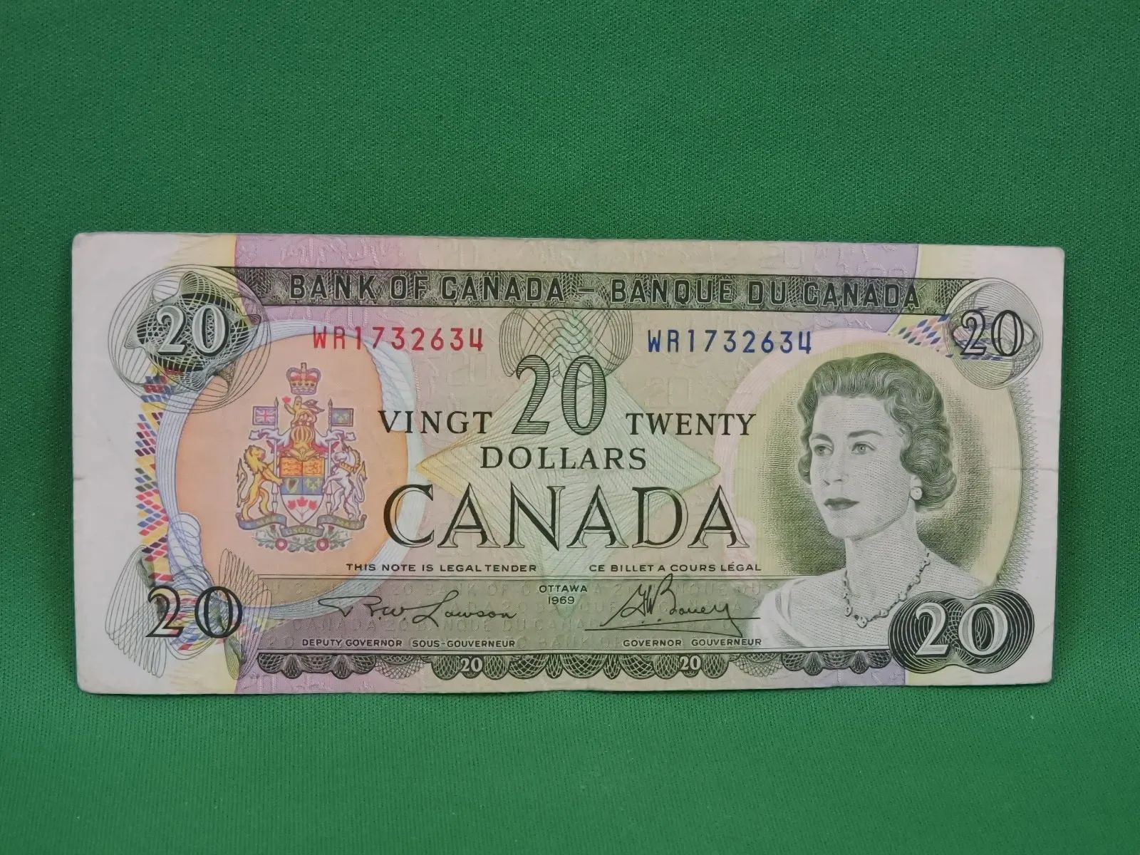 Canadian Bank Notes - ENZ - 1969 - $20 - WR1732634