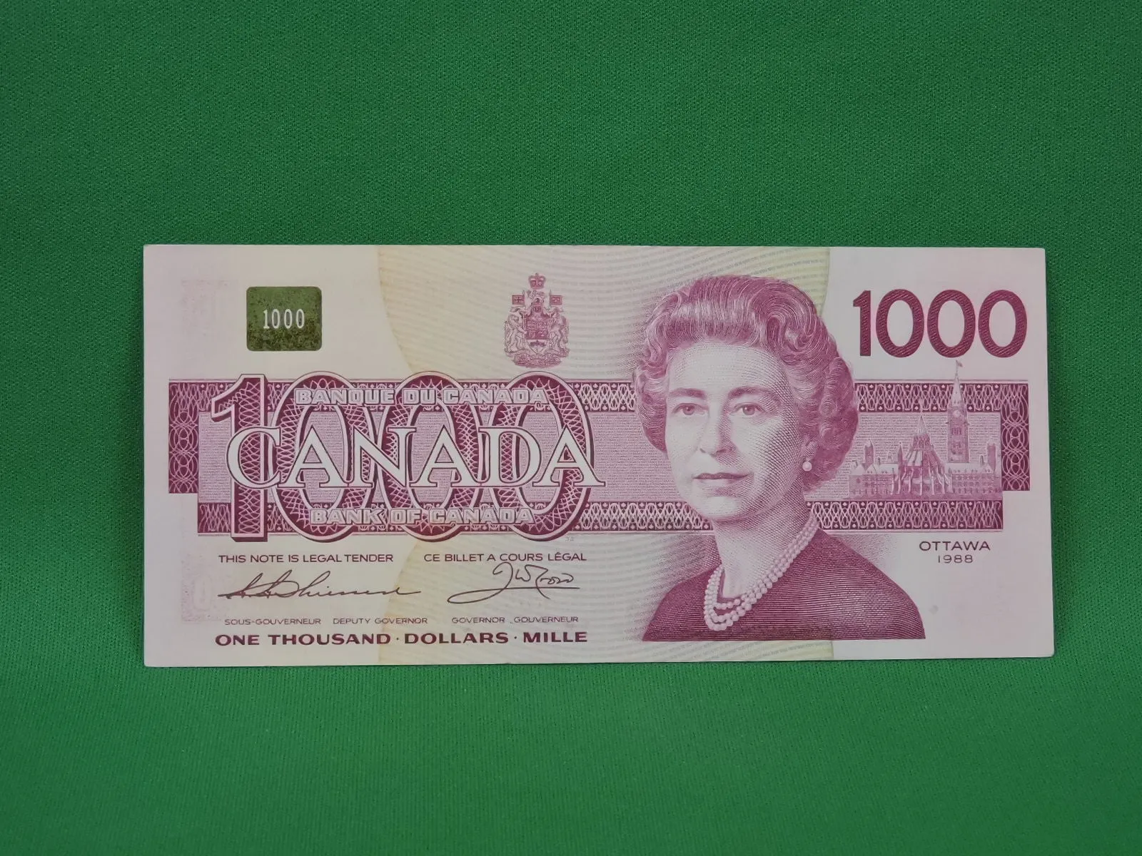 Canadian Bank Notes - ENZ - 1988 - $1000 - EKA0399411