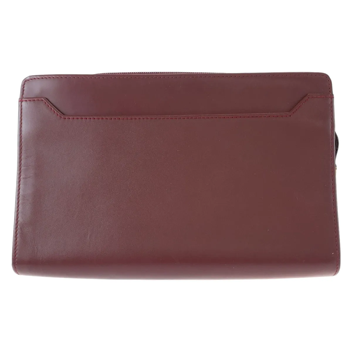 Cartier Must Line Clutch Bag Wine Red