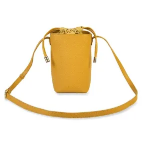 Cece Drawstring Crossbody Ochre Handbag KLB1561