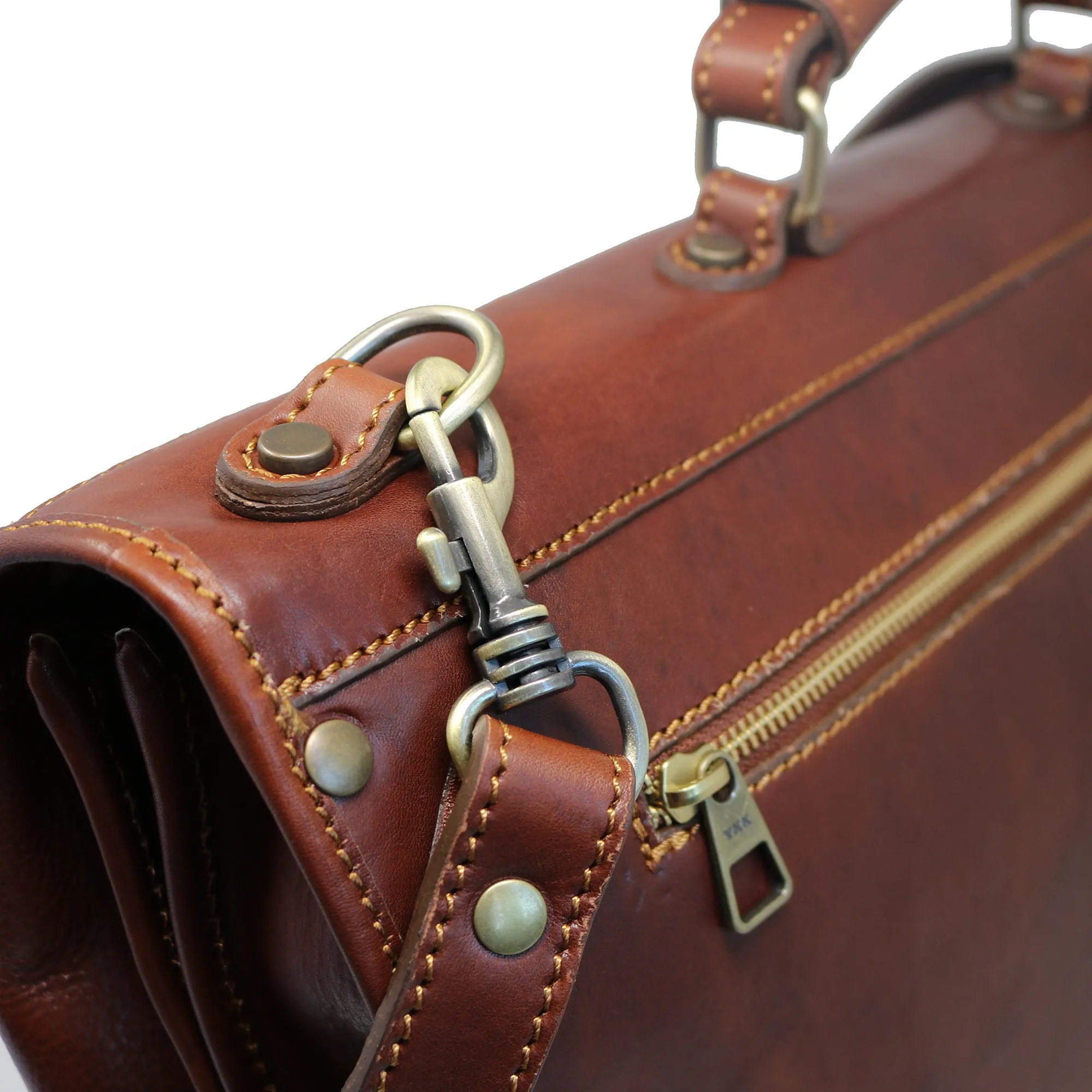 Cenzo Leather Briefcase