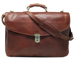 Cenzo Leather Briefcase