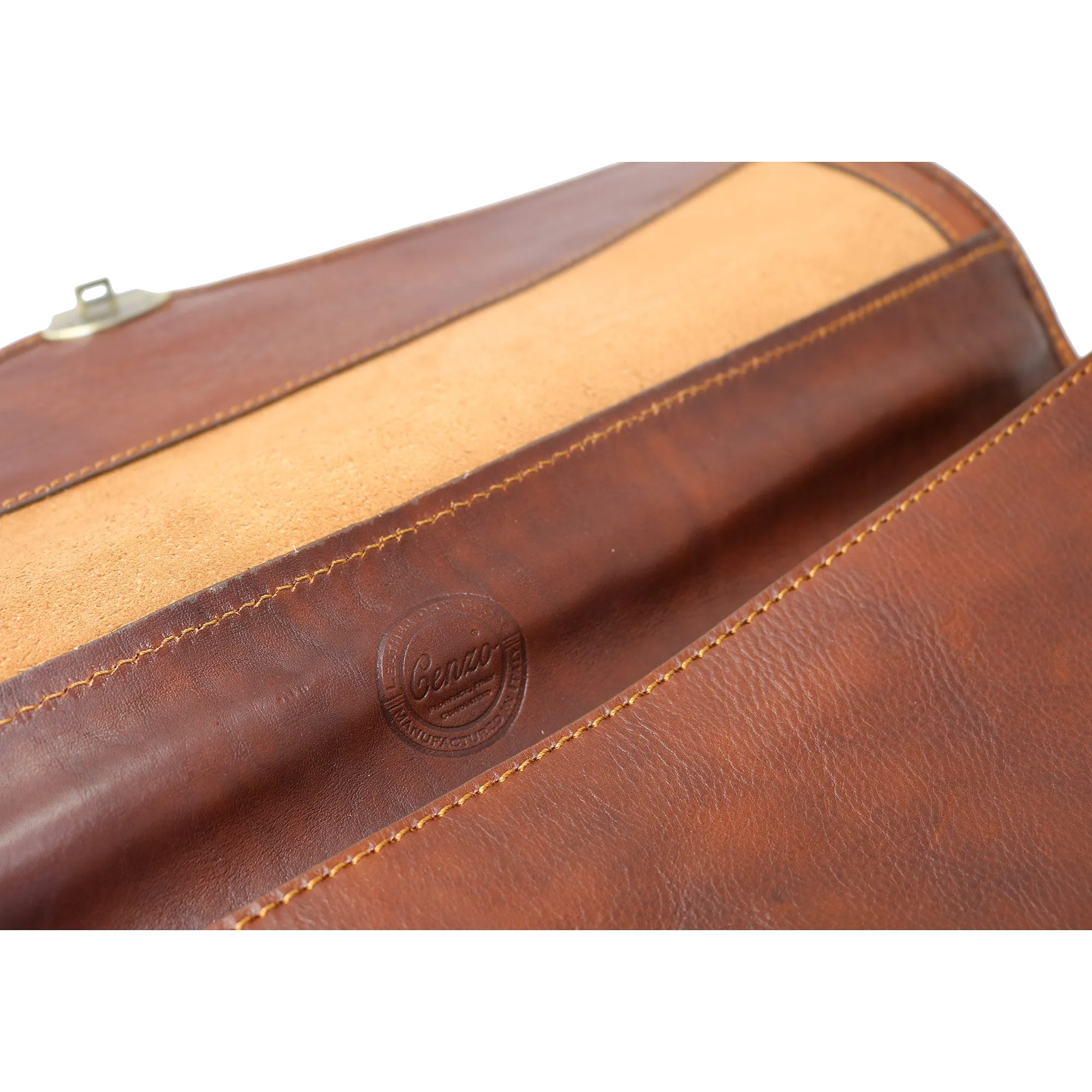 Cenzo Leather Briefcase