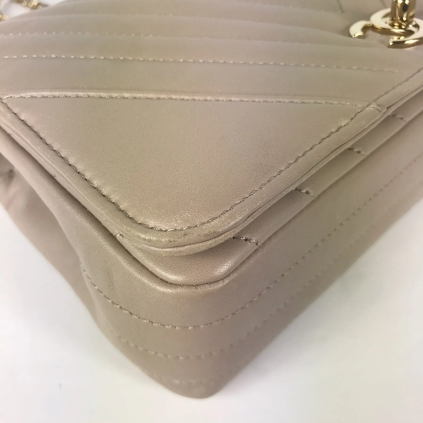 Chanel Chevron Statement Flap