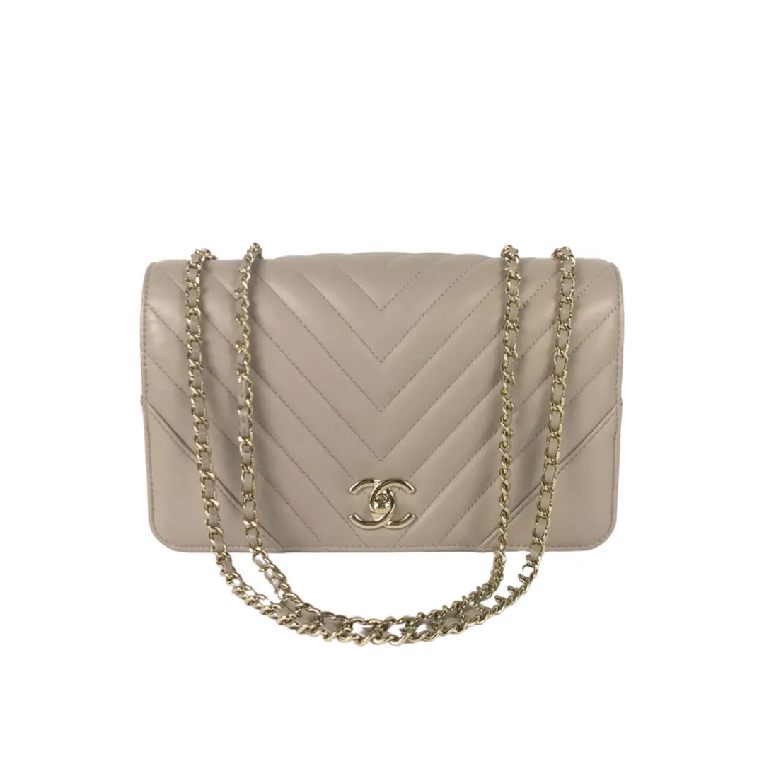 Chanel Chevron Statement Flap