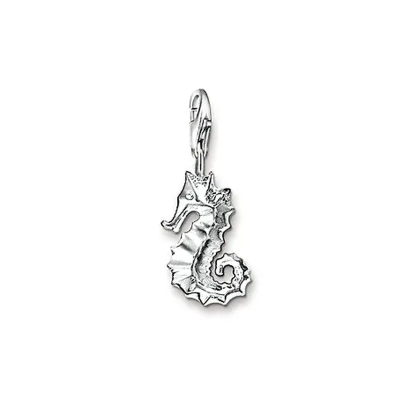 CHARM CLUB STERLING SILVER SEAHORSE CHARM