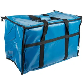 Choice 124FCARRVNL 23" x 13" x 15"  Insulated Vinyl Food Delivery Bag - Blue