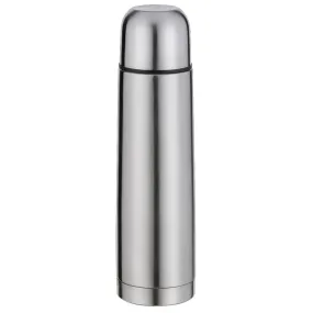 Cilio Bullet Insulated Stainless Steel Travel Bottle, 34-Ounce, Silver