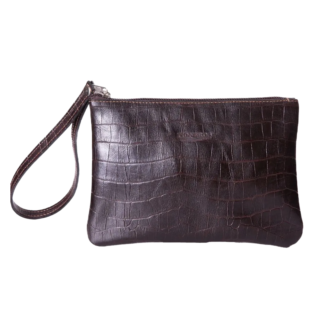 Clutch Croco Bag by Pioneros