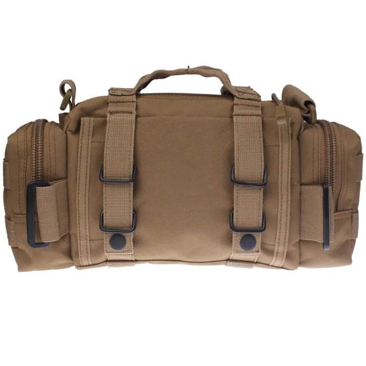 Collectable 3P Utility Waist Bag Pack Hand Pouch Pack with Long Strap(Khaki)