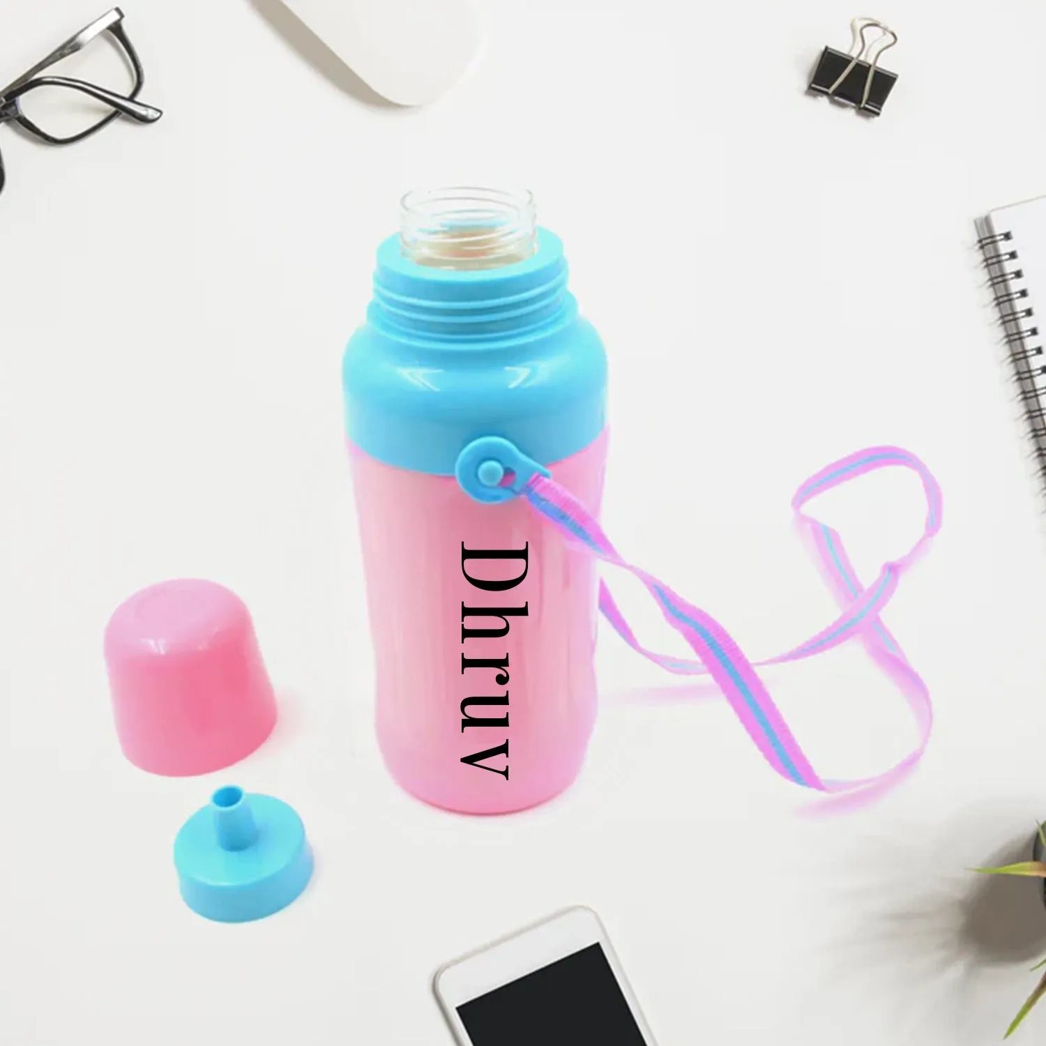 Customize 500ml Insulated Sports Water Bottle with Dori & Straw: Leakproof, BPA-Free, Kids