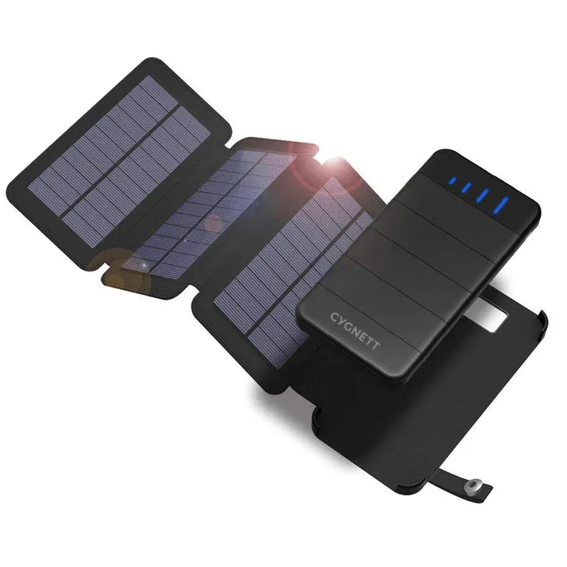 Cygnett ChargeUp Explorer 8000mAh Poretable Power Bank with Solar Panels & LED Torch