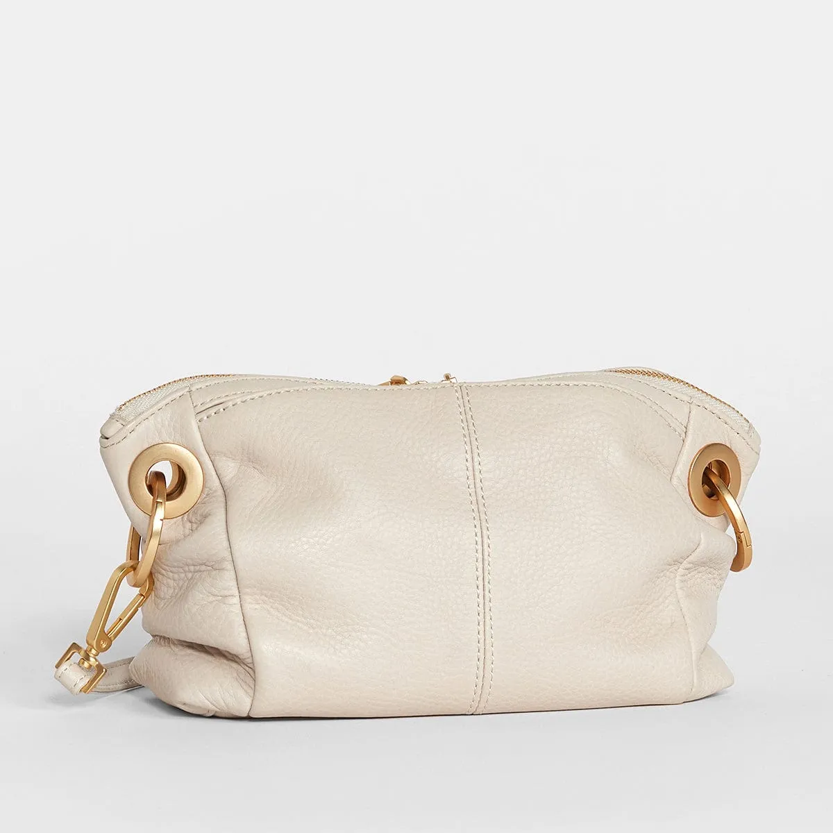 DANIEL CROSSBODY CLUTCH SML - Chateau Cream/Brushed Gold