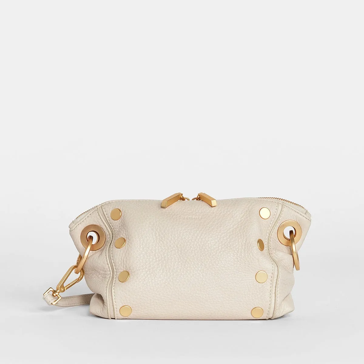 DANIEL CROSSBODY CLUTCH SML - Chateau Cream/Brushed Gold