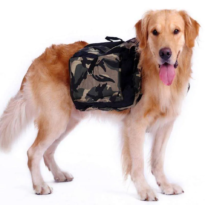 Denver Dog Camo Saddle Bag