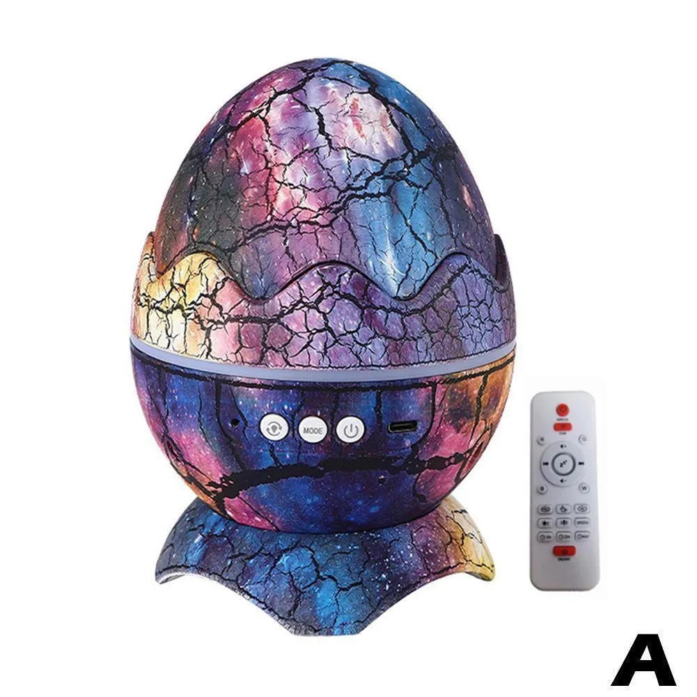 Dinosaur Egg Starry Sky Projector with Bluetooth Speaker