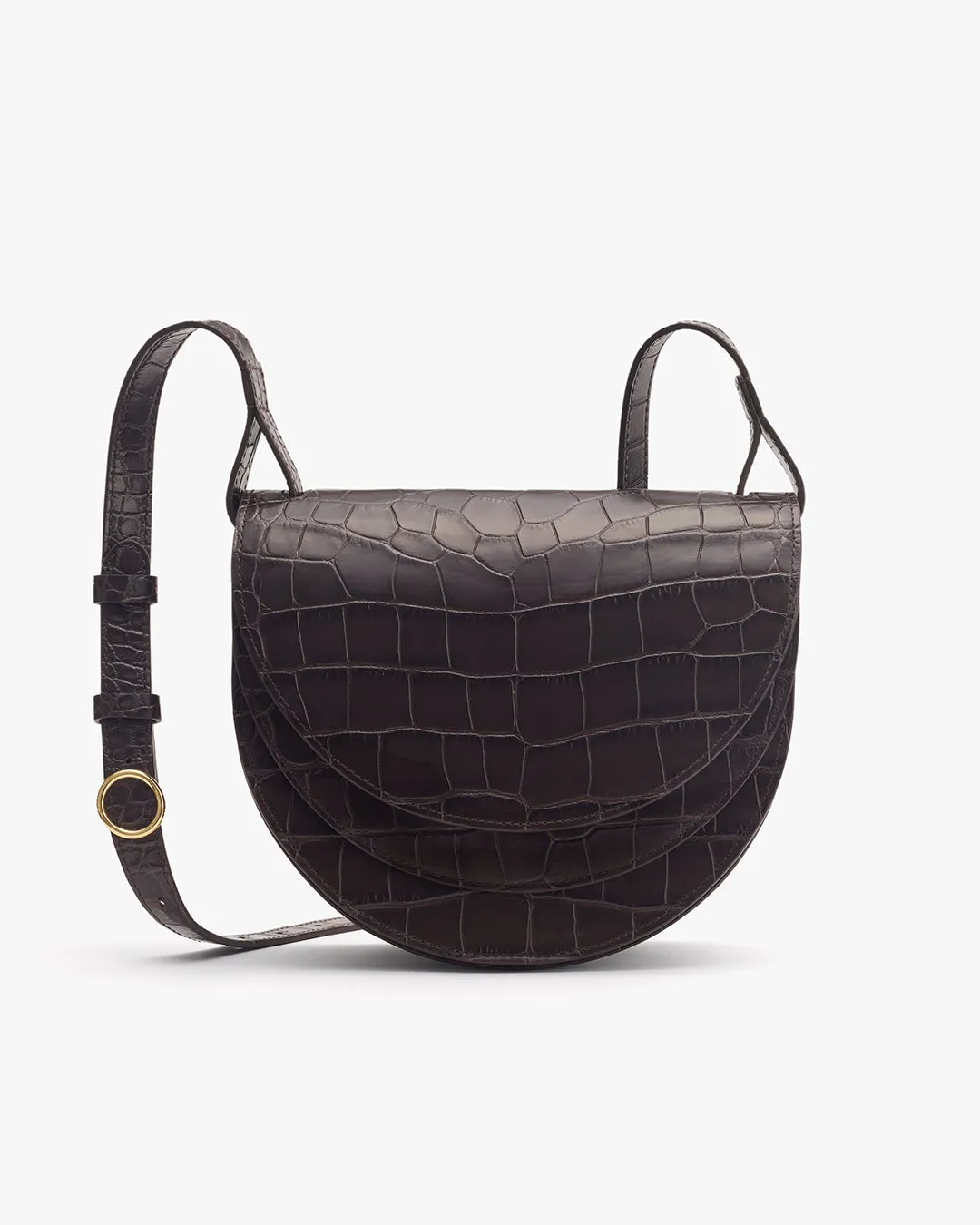 Double Moon Saddle Bag (Croco)