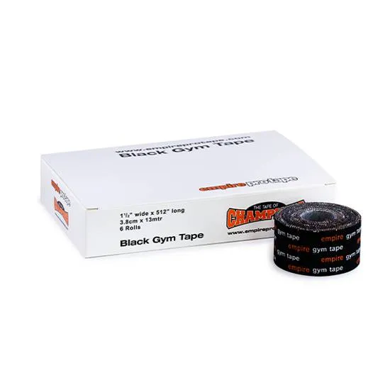 Empire Black Gym Tape 3.8cm x 13mtr