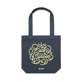 FCK CANCER tote bag - BLUE