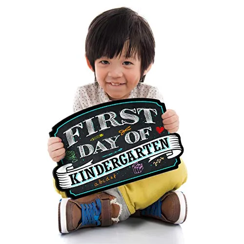 First Day of School Photo Picture Prop Rigid Coroplast Sign | 10 inches x 15.5 inches