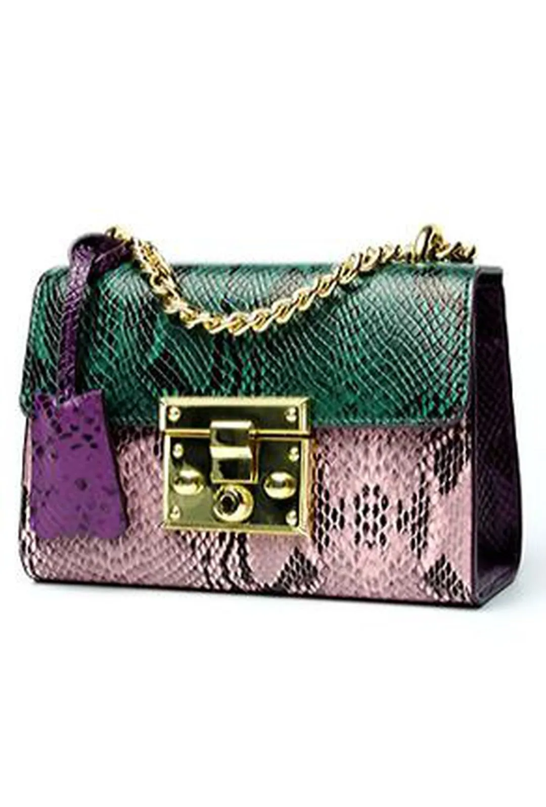 FREYA - COLORFUL PYTHON BAG