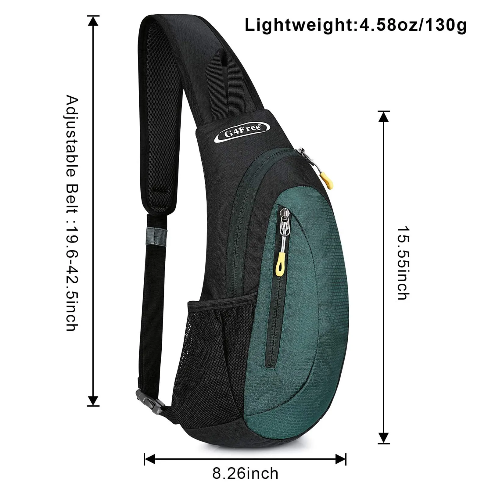 G4Free Sling Bags Men Shoulder Backpack Small Cross Body Chest Sling Backpack