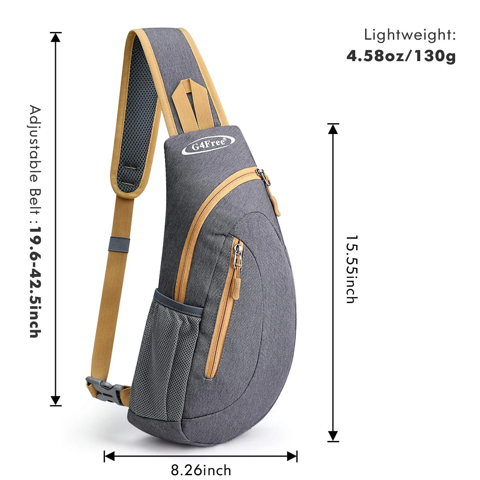 G4Free Sling Bags Men Shoulder Backpack Small Cross Body Chest Sling Backpack